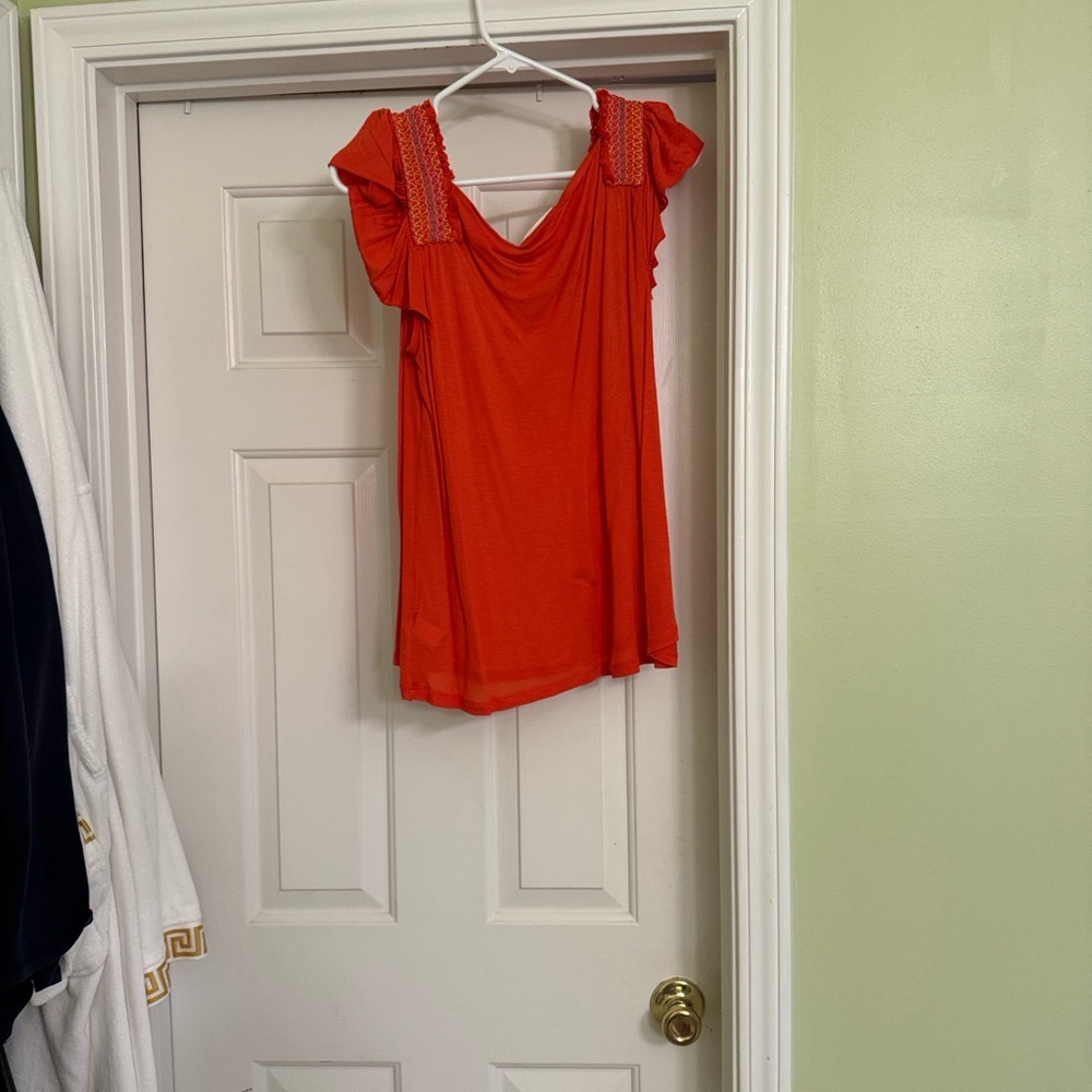 JohnPaulRichard Vibrant Red Blouse